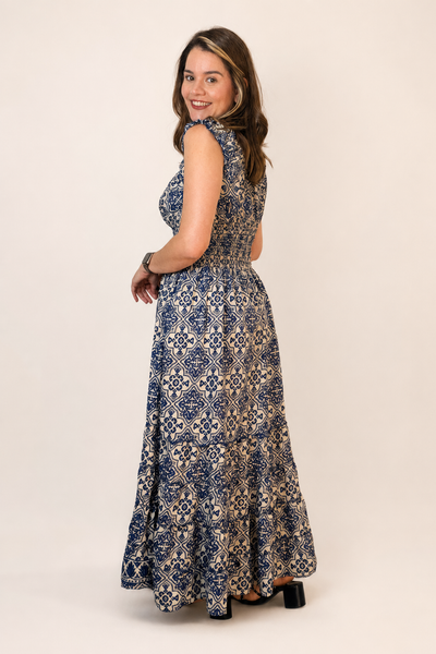 Vestido Longo Ciganinha com Lastex Estilo Boho Bali