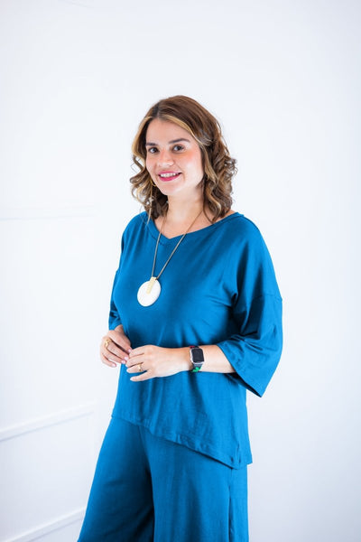 Bata Julieta - Decote V em Viscolycra - Naguirre Shop