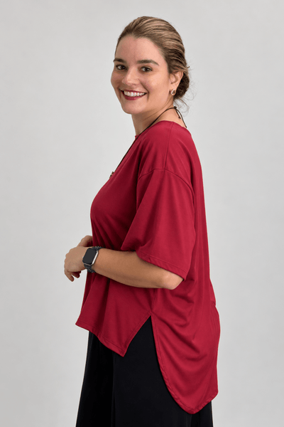 Blusa Big Clássica Estilo Urbana Lyon em malha Confort