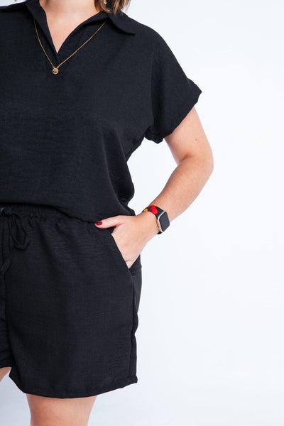 Conjunto Salvador - Bermuda e Blusa em Linho Light - Naguirre Shop