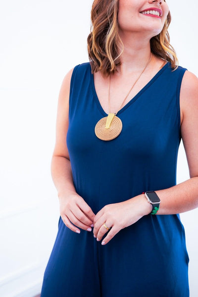 Macacão Aurora - Regata Decote V em Malha Confort - Naguirre Shop