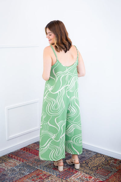 Macacão Grécia – Pantalona em Crepe com Alça Ajustável - Naguirre Shop