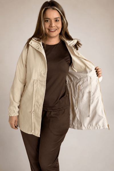 Parka Dupla Face Soft Touch Premium com Capuz - Naguirre Shop
