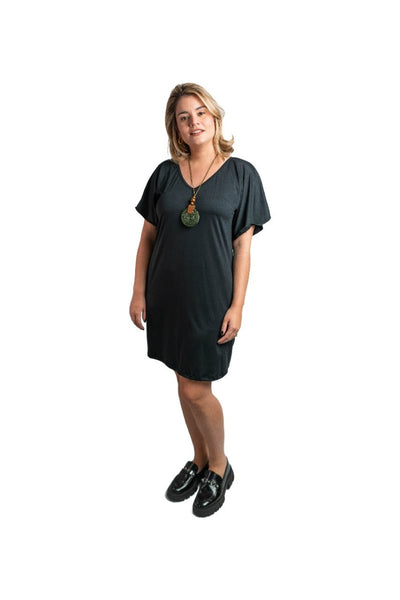 Vestido Helena - Malha Confort Manga Morcego - Naguirre Shop