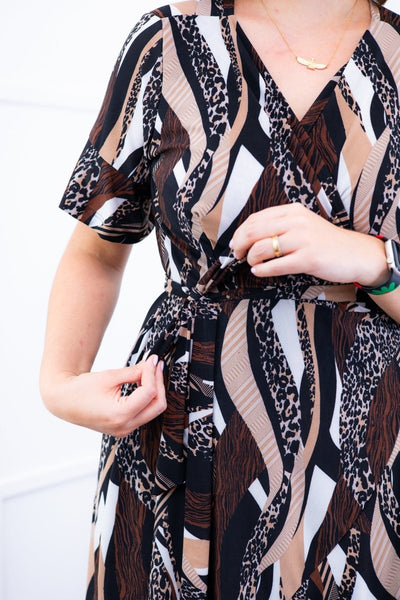 Vestido Indonésia - Malha Confort Envelope - Naguirre Shop