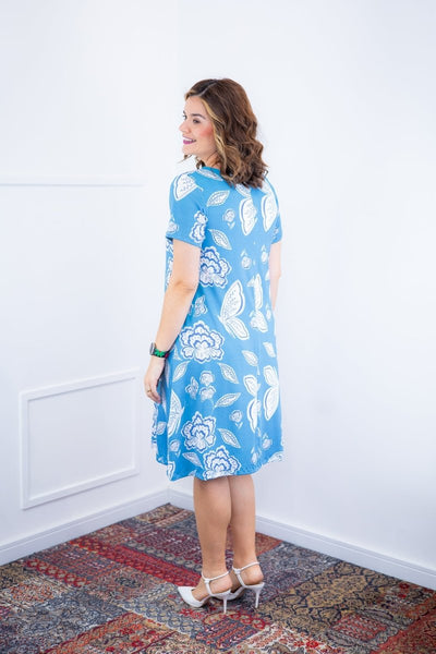 Vestido Sara - Malha Confort Deluxe Midi com Mangas e Bolsos - Naguirre Shop