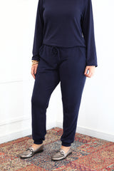 Calça Noruega em Lãzinha Modelagem Jogger