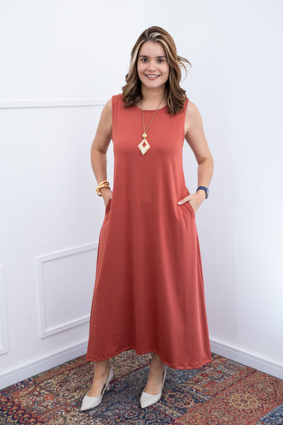 Vestido Daiane - Regata Longuete Mullet em Malha Confort