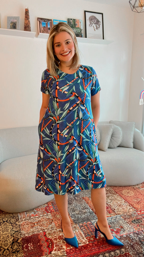 Vestido Malha Fria Midi Sara | Naguirre Shop