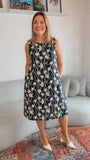 Vestido Malha Fria Regata Midi Sofia