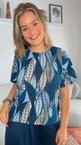 Blusa Gola Redonda Malha Fria Paola BF