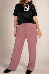 Calça Aspen - Pantalona com Bolsos Faca em Lãzinha Premium