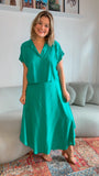 Conjunto Rio - Saia e Blusa em Viscolinho