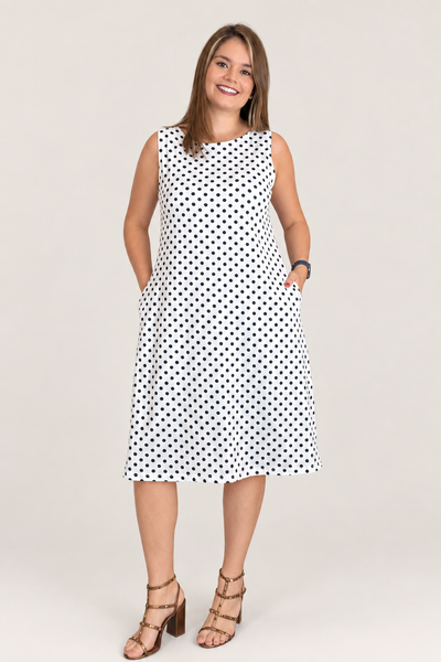 Vestido Sofia - Malha Confort Regata Midi