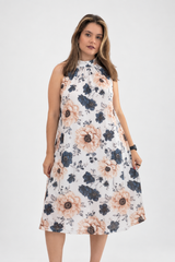 Vestido Saint Tropez Midi Frente Única – Estilo Riviera Francesa em Tule