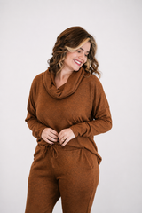 Blusa Jéssica - Gola Boba em Lãzinha