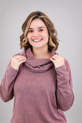 Blusa Jéssica - Gola Boba em Lãzinha