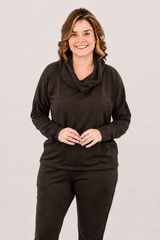 Blusa Jéssica - Gola Boba em Lãzinha