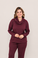 Blusa Jéssica - Gola Boba em Lãzinha