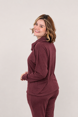 Blusa Jéssica - Gola Boba em Lãzinha