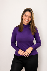 Blusa Donna - Manga longa com Golinha