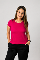 Blusa Carolina em Viscolycra  - Baby Look