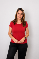 Blusa Carolina em Viscolycra  - Baby Look