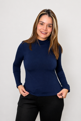 Blusa Donna - Manga longa com Golinha