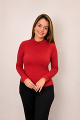Blusa Donna - Manga longa com Golinha