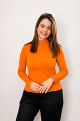 Blusa Donna - Manga longa com Golinha