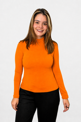 Blusa Donna - Manga longa com Golinha