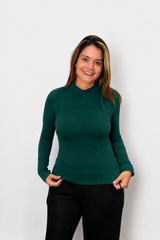 Blusa Donna - Manga longa com Golinha