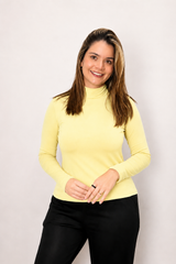 Blusa Donna - Manga longa com Golinha