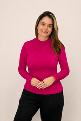 Blusa Donna - Manga longa com Golinha