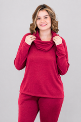Blusa Jéssica - Gola Boba em Lãzinha