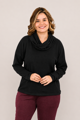 Blusa Jéssica - Gola Boba em Lãzinha