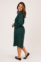 Chemise em Viscolinho Moda Poá Estilo Italiana Florença