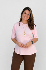 Blusa Assimétrica em Malha Confort Tóquio