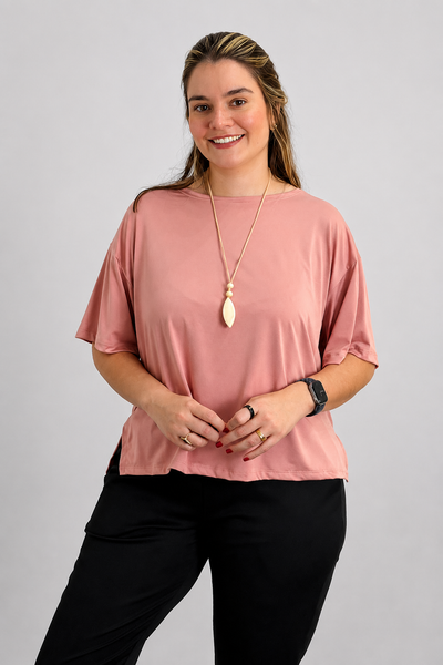 Blusa Big Clássica Estilo Urbana Lyon em malha Confort