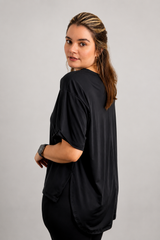 Blusa Big Clássica Estilo Urbana Lyon em malha Confort