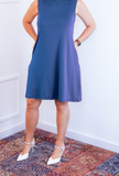 Vestido Emily -  Regata de Amarrar nas Costas em Malha Confort