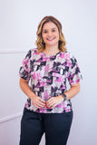 Blusa Gola Redonda Malha Fria Paola BF