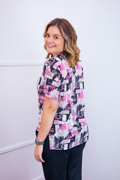 Blusa Gola Redonda Malha Confort Paola BF