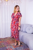 Vestido Malha Fria Manga Envelope Havaí