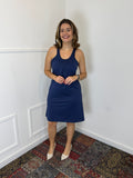 Vestido Mila – Malha Confort Midi com Alça Nadador