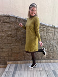 Vestido Lãzinha Golinha e Manga Longa Marrocos