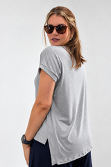 Blusa Ágata - Decote V Bobo em Viscolycra