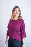 Bata Decote V em Viscolycra Julieta - Naguirre Shop