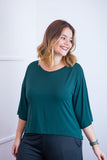 Bata Decote V em Viscolycra Julieta - Naguirre Shop