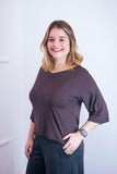 Bata Decote V em Viscolycra Julieta - Naguirre Shop